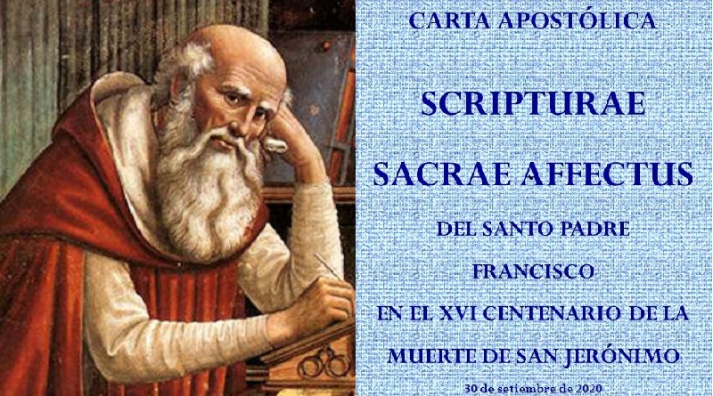 Carta Scripturae sacrae affectus: una invitación urgente del Papa Francisco a los católicos a redescubrir sus raíces cristianas y traducir la al mundo de hoy.